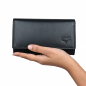 Preview: Leder Damenbörse Damen Geldbörse Börse 23- (95A) Damen Portemonnaie Damen Geldbörsen Brieftasche Damen Geldbeutel Damen Portmonee Damen Portmonai Neu